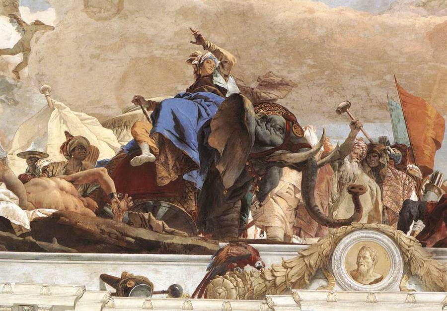 Tiepolo Giambattista - Apollon et les continents (Asie).jpg